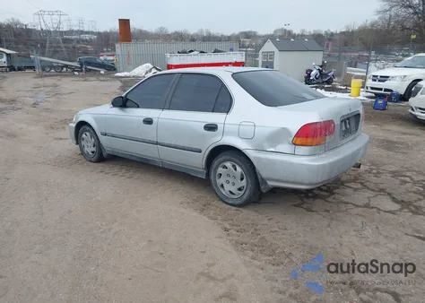 1996 Honda Civic Lx from USA, damaged, VIN 2HGEJ6674TH550393